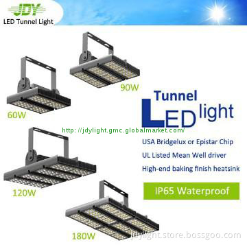 Bridgelux Chip High Bright IP65 LED Tunnels 120W for Tunnel CE RoHS